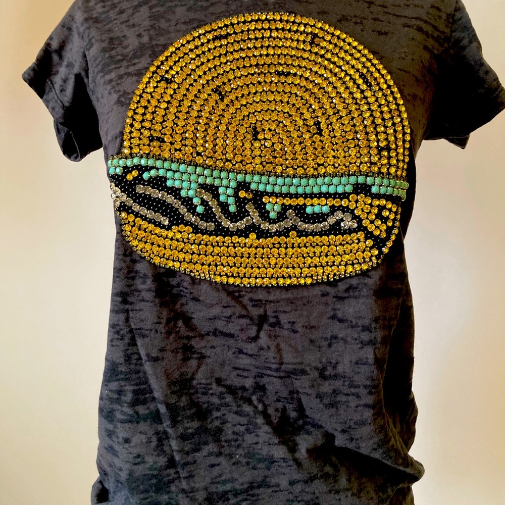 Black burnout TShirt by G-Lish